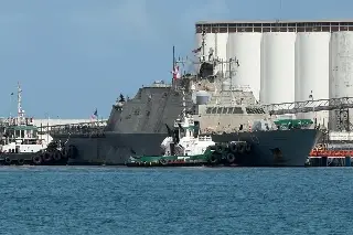 Atraca en Veracruz por tercera ocasión embarcación de la Armada de Estados Unidos