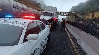 Cierre parcial por accidente en carretera de Veracruz