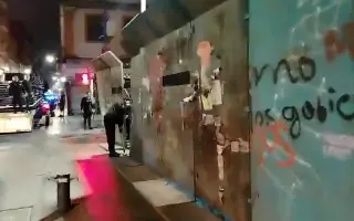 Blindan Palacio Nacional ante protesta de la CNTE en CDMX