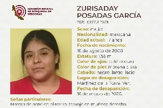 Menor de edad desaparece al norte de Veracruz; estas son sus características 