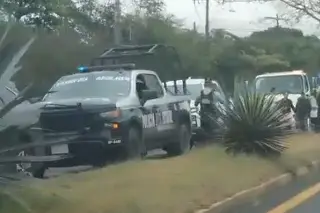 Carambola en la Veracruz - Xalapa genera caos vial 