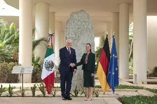 Presidente de Alemania invitó a Sheinbaum a visitar su país