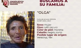 Buscan a familia de mujer hallada en Veracruz; está bajo resguardo
