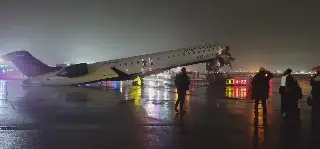 Dos muertos y más de 40 heridos por choque de avión de Air Canada en NY