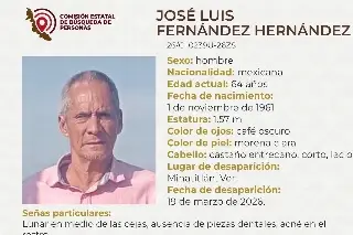 Hombre de la tercera edad desaparece al sur de Veracruz
