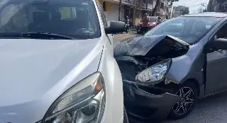Fuerte accidente en calles del centro de Veracruz 