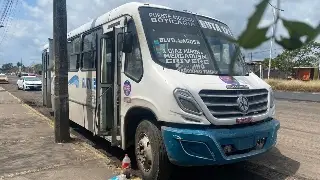 Pasajera del transporte público resulta lesionada mientras viajaba en camión de la ruta 121
