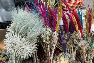 Con meses de anticipación empiezan a elaborar palmas y adornos de Domingo de Ramos