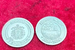 Crean moneda de plata alusiva a la Heroica Ciudad de Veracruz 