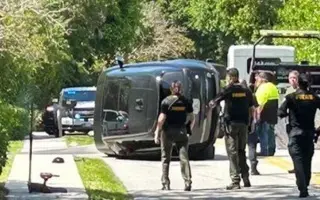 Tiger Woods sufre aparatoso accidente automovilístico en EU 