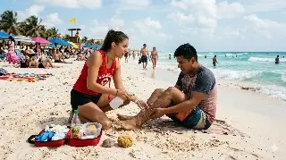 ¿Vas a la playa? Checa qué hacer si te lastima un erizo o una medusa 