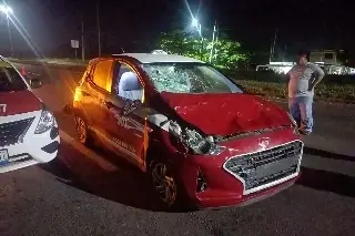 Choca con una vaca, denuncia y nadie responde por los daños 