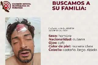 Buscan a familia de hombre hospitalizado en Veracruz; es cubano