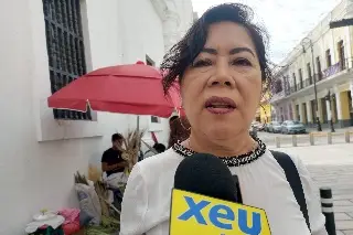 Turistas de Tabasco acuden a Domingo de Ramos en Catedral de Veracruz