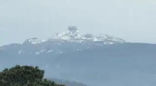 En plena primavera; cae granizo en el Cofre de Perote y Jalancingo, Veracruz 
