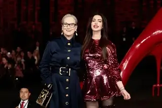 Meryl Streep y Anne Hathaway ‘visten a la moda’ en México