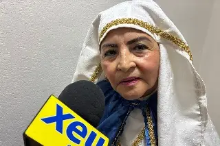 Para mí es un privilegio y una tristeza representar a María en el Viacrucis de Boca del Río