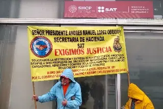 'Soy la primera viuda de AMLO', dice secretario del Sindicato de Maniobristas de Veracruz; este es el motivo
