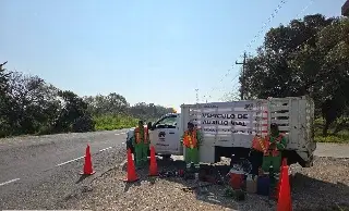 SICT realiza revisiones a autobuses en Veracruz por Semana Santa