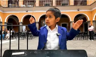 A sus 4 años, Gabriel logró dirigir una orquesta y se viraliza