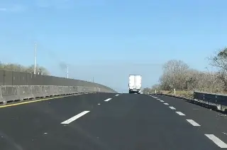 Cierre parcial de circulación en carretera de Veracruz 