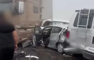 Cierre total por carambolas en autopista de Veracruz