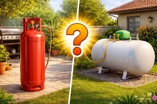 ¿Qué es  mejor, un cilindro de gas o tanque estacionario? Esto aconseja experto