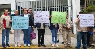 Trabajadores de salud protestan en Xalapa, Veracruz; revelan razón 