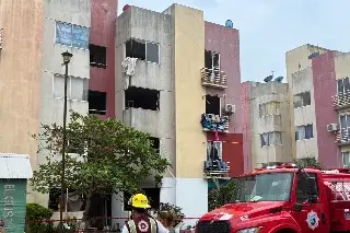 ¿Hubo daño estructural en edificio afectado por explosión en Rincón de Palma Real, en Veracruz? 