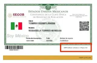 ¿Te pidieron tu CURP certificada? Así puedes obtenerla