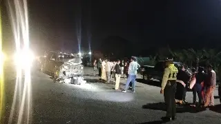 Cierre parcial en carretera de Veracruz 