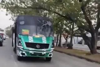 Chofer de urbano amenaza a ciclista en Boca del Río; video se viraliza (+ video)