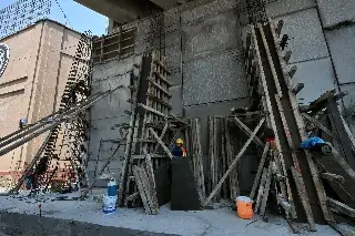 Supervisan trabajos en Puente Morelos de Veracruz; obra presenta avance de 70%