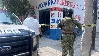 Muere hombre al interior de ferretería en Veracruz 