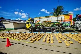 Decomisan 58 kilos de cocaína y 559 de marihuana en distintas operaciones en Bolivia