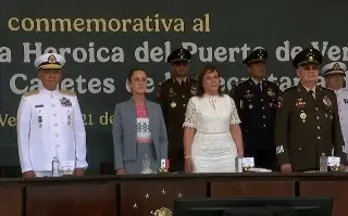 Sheinbaum encabeza aniversario de la Gesta Heroica del Puerto de Veracruz