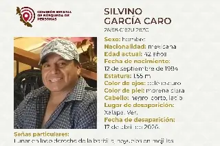 Piden apoyo para localizar a hombre desaparecido en Xalapa, Veracruz 