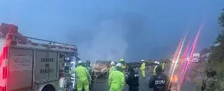 Se registra cierre de circulación en carretera de Veracruz; a esto se debe 