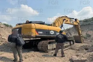 Aseguran 6 toneladas de material pétreo durante cateos al norte de Veracruz 