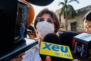 Alcaldesa de Veracruz pide a diputado Yunes explicar daño patrimonial de alumbrado público