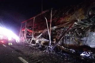 Fuerte accidente en la Puebla-Córdoba la madrugada de este miércoles