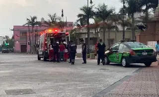 Accidente en moto deja lesionado en avenida de Veracruz