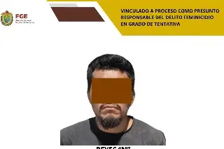 Reyes “N” fue vinculado por feminicidio en grado de tentativa en Las Choapas