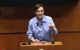 En el Senado, Lilly Téllez 'felicita' a EU por cargos contra Ruben Rocha