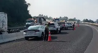 Se registra cierre parcial en carretera de Veracruz; conoce a qué altura