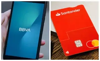 En plena quincena, reportan fallas con los bancos Santander y BBVA