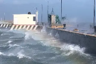 Emiten Alerta Gris por Frente frío y Norte de 100 km/h en Veracruz. Precaución