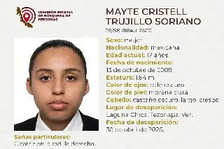 Menor de edad desaparece en Tezonapa, Veracruz; estas son sus características