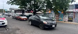 Carambola en avenida Cuauhtémoc de Veracruz 