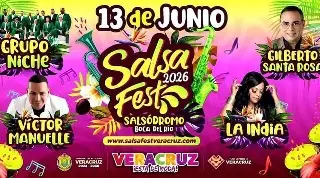 Revelan cartelera artística del Salsa Fest 2026 ¡Puras leyendas!